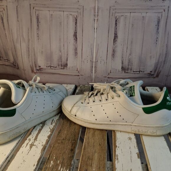 Adidas Stan Smith mens shoes‎ hi-tops sneakers 5.5 - Picture 3 of 8